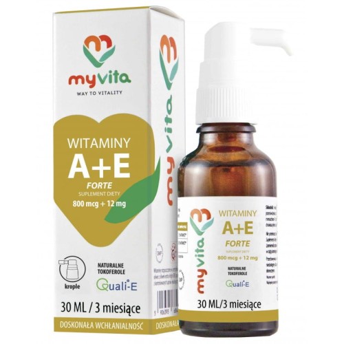 Witamina A + E Forte krople 30 ml - MyVita