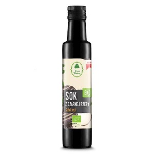 Sok z czarnej rzepy EKO 250 ml - Dary Natury