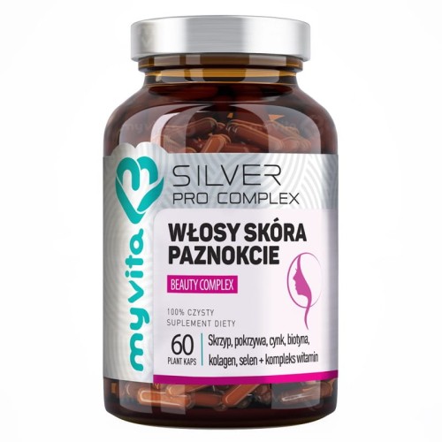 Silver Włosy Skóra Paznokcie 60 kapsułek vege - MyVita