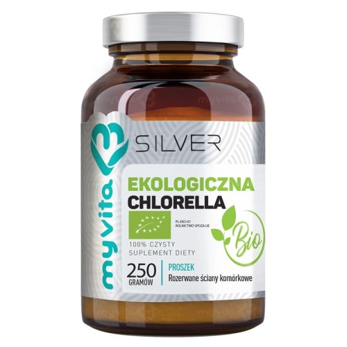Silver Ekologiczna Chlorella BIO proszek 250 g - MyVita