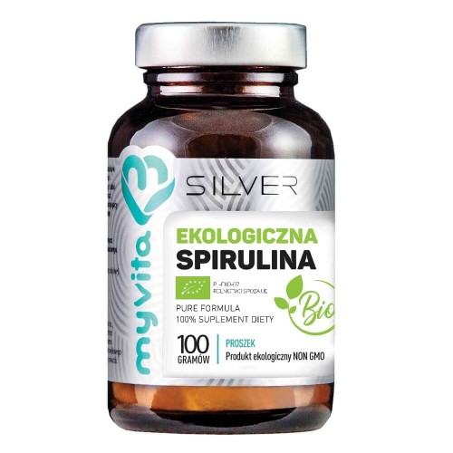 Silver Ekologiczna Spirulina BIO proszek 100 g - MyVita