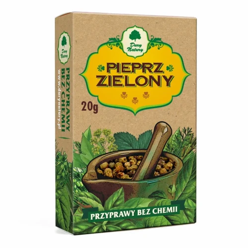 Pieprz zielony ziarnisty 20g - Dary Natury
