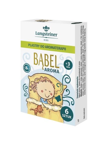 Bąbel Aroma plastry do aromaterapii 6 sztuk - Langsteiner