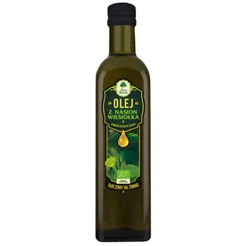 Olej z wiesiołka EKO 250 ml - tłoczony na zimno - Dary Natury