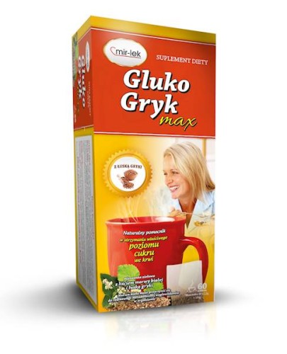 Gluko Gryk Max herbata fix 60 x 2,5 g - Mir-Lek