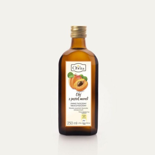 Olej z pestek moreli zimnotłoczony 250 ml - Olvita