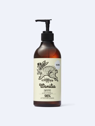 Naturalne mydło do rąk Wanilia i Cynamon 500 ml - Yope
