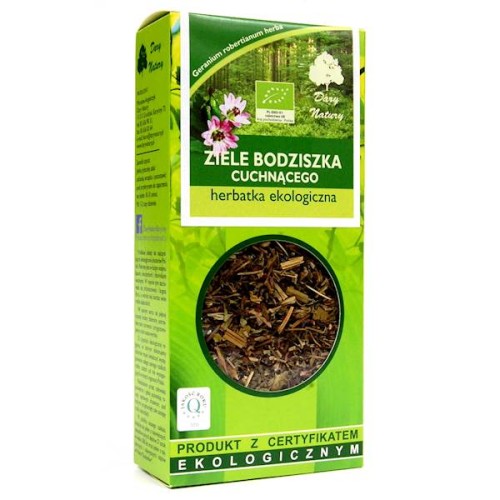 Bodziszek cuchnący ziele EKO 25 g - Dary Natury