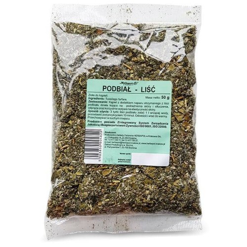 Podbiał liść 50 g - Herbapol Kraków