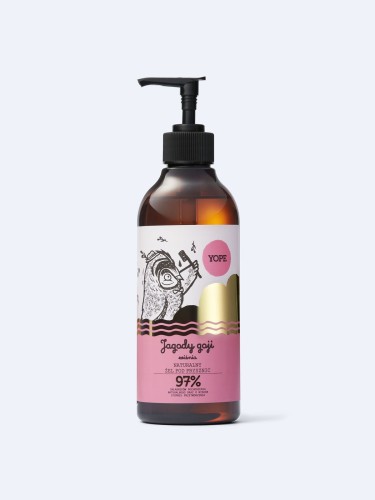Naturalny żel pod prysznic Jagody Goji i Wiśnia 400 ml - Yope