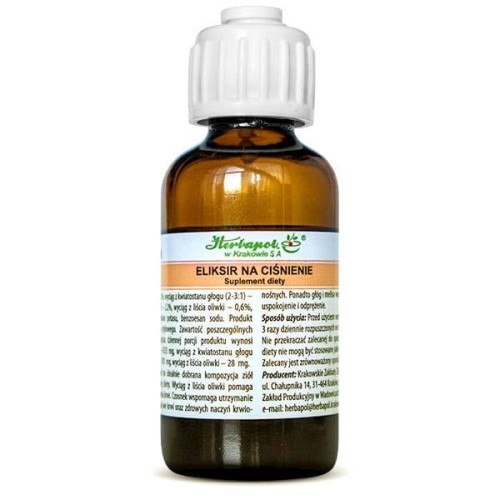 Eliksir na ciśnienie - suplement diety - 35 ml - Herbapol Kraków