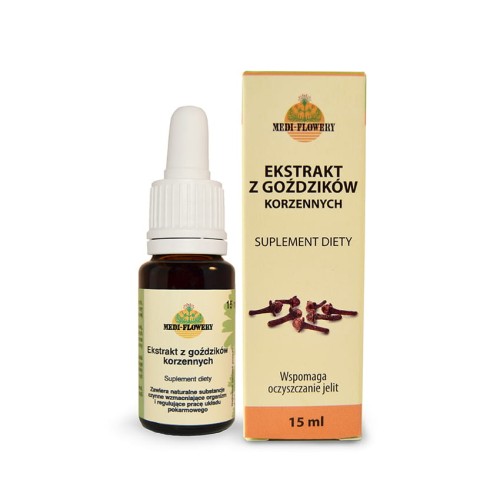 Ekstrakt z goździków krople 15 ml - Medi - Flowery