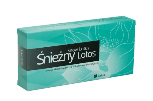 Ziołowe wkładki higieniczne 6 szt - Śnieżny Lotos