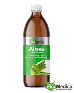 Aloes z miąższem 500 ml - EkaMedica