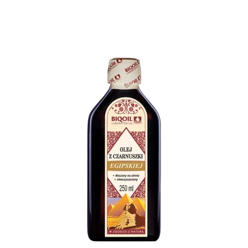 Olej z czarnuszki egipskiej tłoczony na zimno 250 ml - Biooil