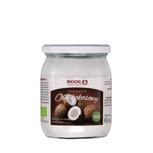 Olej kokosowy tłoczony na zimno BIO 450 ml - Biooil