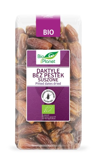 Daktyle bez pestek suszone bezglutenowe BIO 400 g - Bio Planet
