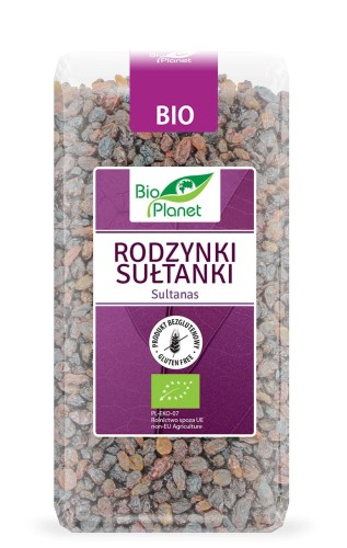 Rodzynki sułtanki bezglutenowe BIO 400 g - Bio Planet