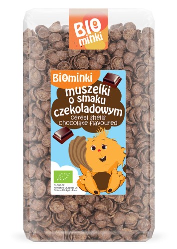 Muszelki czekoladowe BIO 300 g - BIOminki