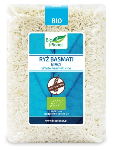 Ryż Basmati biały bezglutenowy BIO 1 kg - Bio Planet