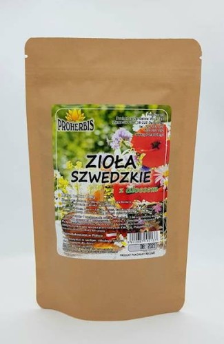 Zioła szwedzkie z aloesem 100 g - Proherbis