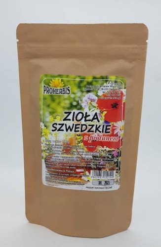 Zioła szwedzkie z piołunem 100 g - Proherbis