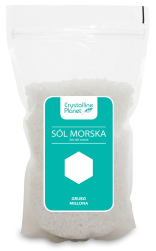 Sól morska grubo mielona 1 kg - Crystalline Planet