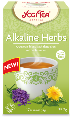 Herbatka zioła alkaliczne Alkaline Herbs BIO fix 17 x 2,1 g (saszetki) - Yogi Tea