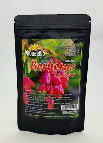 Herbatka Berberys zwyczajny (korzeń mielony) 50 g - Proherbis