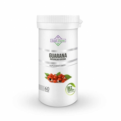 Guarana ekstrakt 500 mg 60 kapsułek - Soul Farm