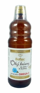 Olej lniany Boflax do diety dr Budwig 0,5 l - Instytut WNiRZ