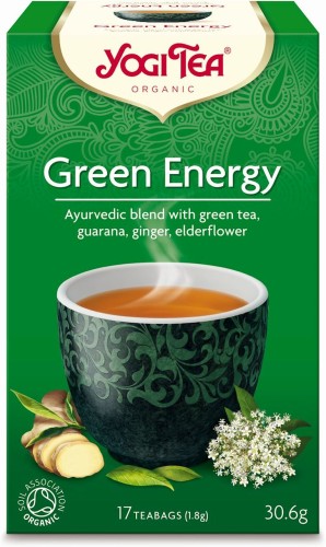 Herbata zielona energia Green Energy BIO fix 17 x 1,8 g (saszetki) - Yogi Tea