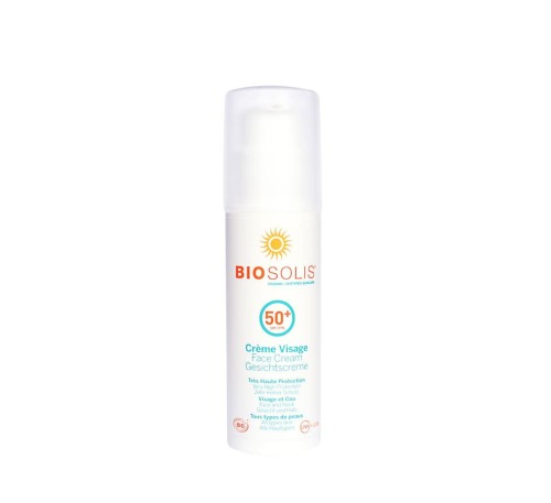 Spray przeciwsłoneczny do twarzy SPF 50+ ECO 50 ml - Biosolis