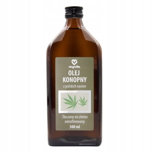 Olej konopny z polskich nasion 500 ml - MyVita