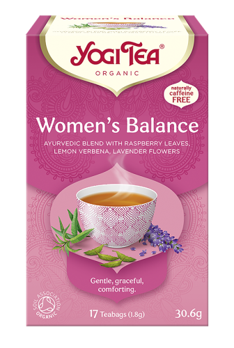 Herbatka dla kobiet Równowaga Women's Balance BIO fix 17 x 1,8 g (saszetki) - Yogi Tea