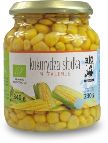 Kukurydza słodka w zalewie BIO 340 g (230 g) - Bio Planet