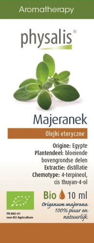 Olejek eteryczny Majeranek Marjolaine BIO 10 ml - Physalis