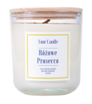 Świeca zapachowa sojowa Różowe Prosecco 210 ml - Your Candle