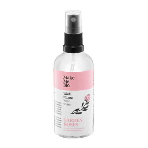 Garden Roses Woda różana w szkle 100 ml - Make Me Bio