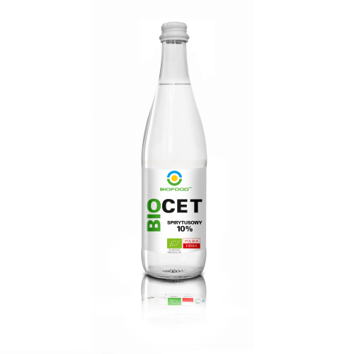 Ocet spirytusowy 10% bezglutenowy BIO 500 ml - Bio Food