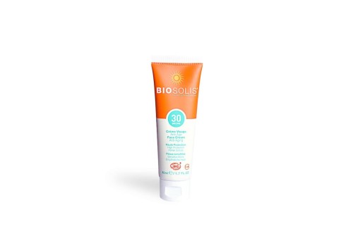 Krem przeciwsłoneczny do twarzy przeciwzmarszczkowy SPF 30 ECO 50 ml - Biosolis