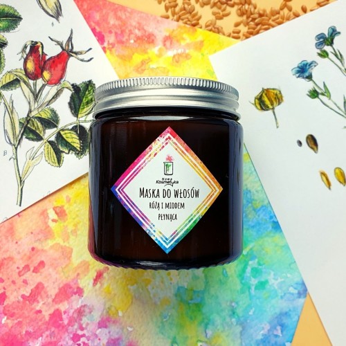 Maska do włosów Różą i Miodem Płynąca 120 ml - Nowa Kosmetyka