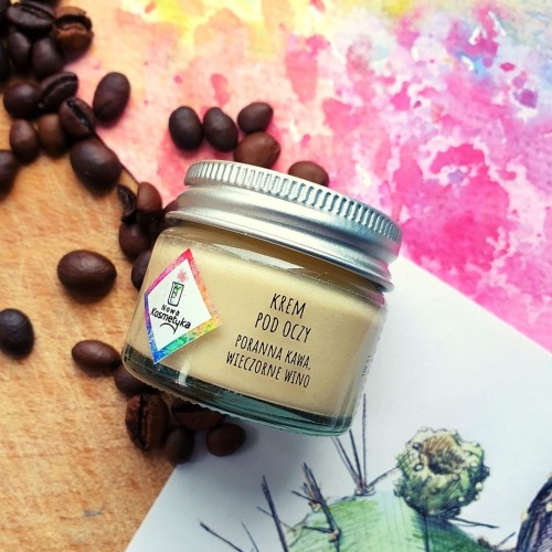 Krem pod oczy Poranna Kawa, Wieczorne Wino 15 ml - Nowa Kosmetyka