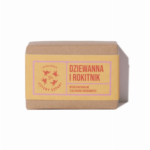Mydło Dziewanna i Rokitnik z olejkiem z bergamotki 110 g - Cztery Szpaki