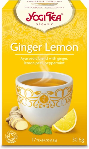 Herbatka imbirowo - cytrynowa Ginger Lemon BIO fix 17 x 1,8 g (saszetki) - Yogi Tea
