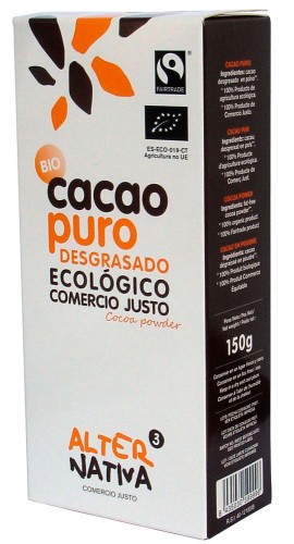 Kakao w proszku Fair Trade bezglutenowe BIO 150 g - Alternativa