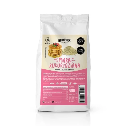 Mąka kukurydziana bezglutenowa 500 g - Glutenex