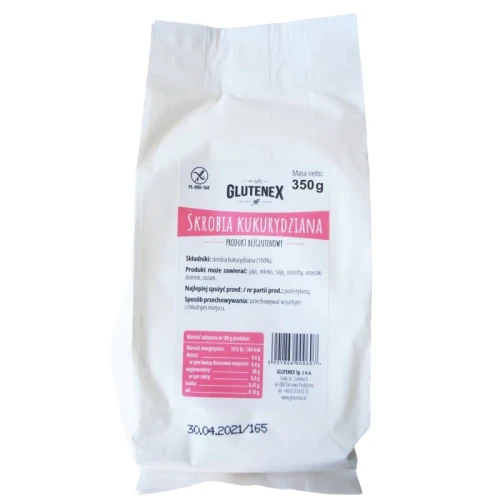 Skrobia kukurydziana bezglutenowa 350 g - Glutenex
