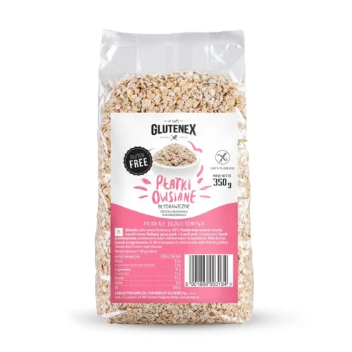 Płatki owsiane błyskawiczne bezglutenowe 350 g - Glutenex
