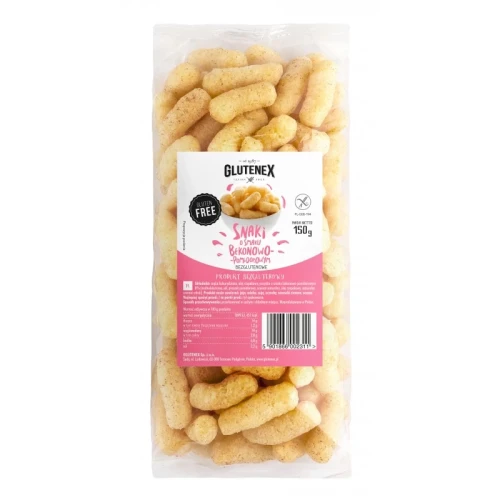 Snaki o smaku bekonowo - pomidorowym bezglutenowe 150 g - Glutenex
